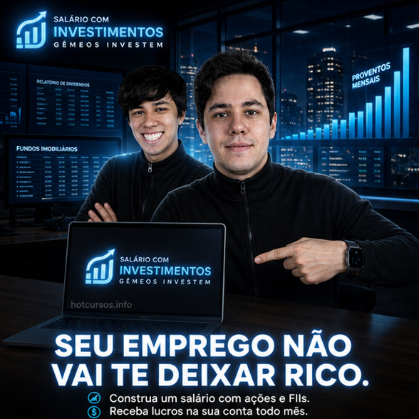 salário com investimentos gêmeos investem