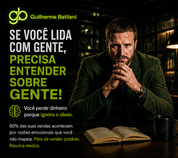Se Você lida com Gente Precisa Entender Sobre Gente! – Guilherme Batilani