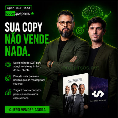 Open Your Head + Clientes Infinitos – Copy Que Pariu
