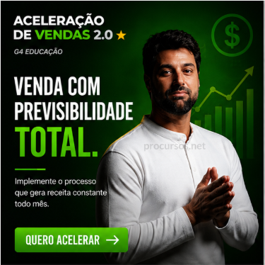 Aceleração de Vendas 2.0 – G4 Educação