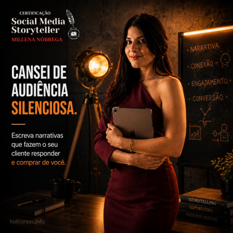 Certificação em Social Media Storyteller – Millena Nóbrega