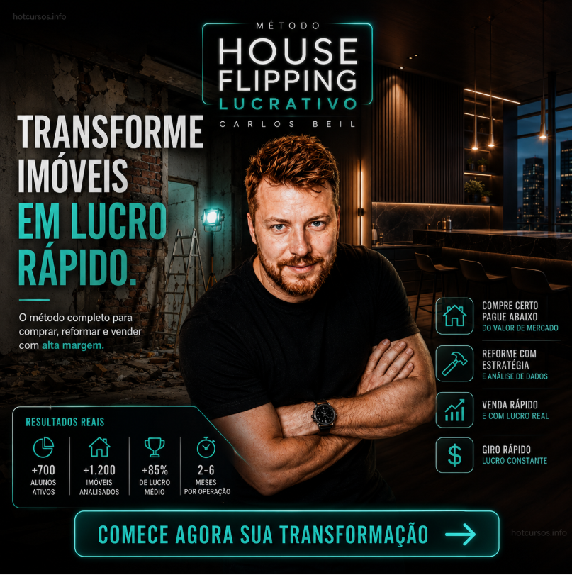 Método House Flipping Lucrativo – Carlos Beil