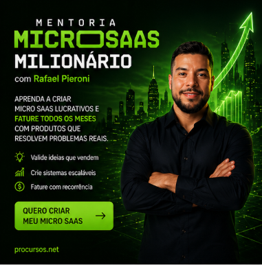 Mentoria Micro-Saas Milionário – Rafael Pieroni