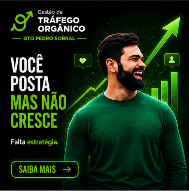 Gestão de Tráfego Orgânico – GTO Pedro Sobral