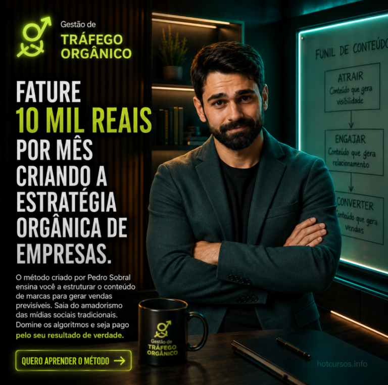 Gestão de Tráfego Orgânico – GTO Pedro Sobral