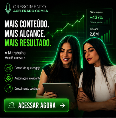 Crescimento Acelerado com IA – Rafaela e Gabriela Carvalho
