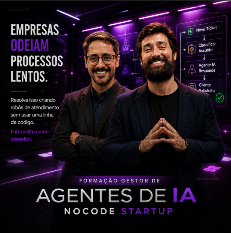 Formação Gestor de Agentes de IA – Nocode StartUp