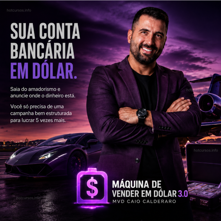 Máquina de Vender em Dólar – MVD Caio Calderaro