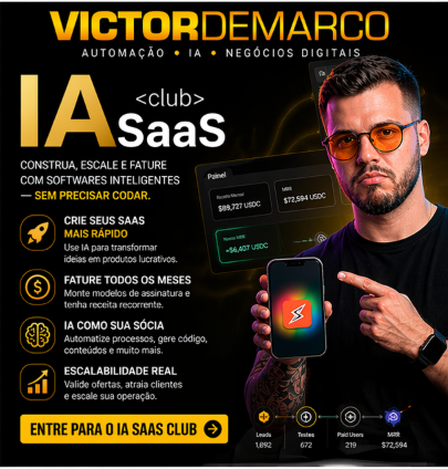 IA SAAS CLUB – VICTOR DEMARCO
