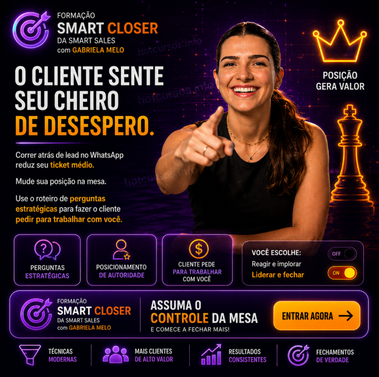 Formação Smart Closer – Smart Sales – Gabriela Melo