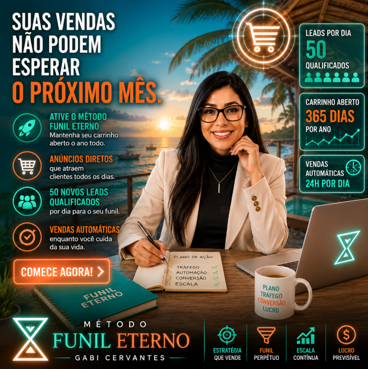 Método Funil Eterno – Gabi Cervantes