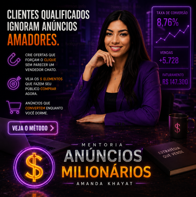 Mentoria Anúncios Milionários – Amanda Khayat