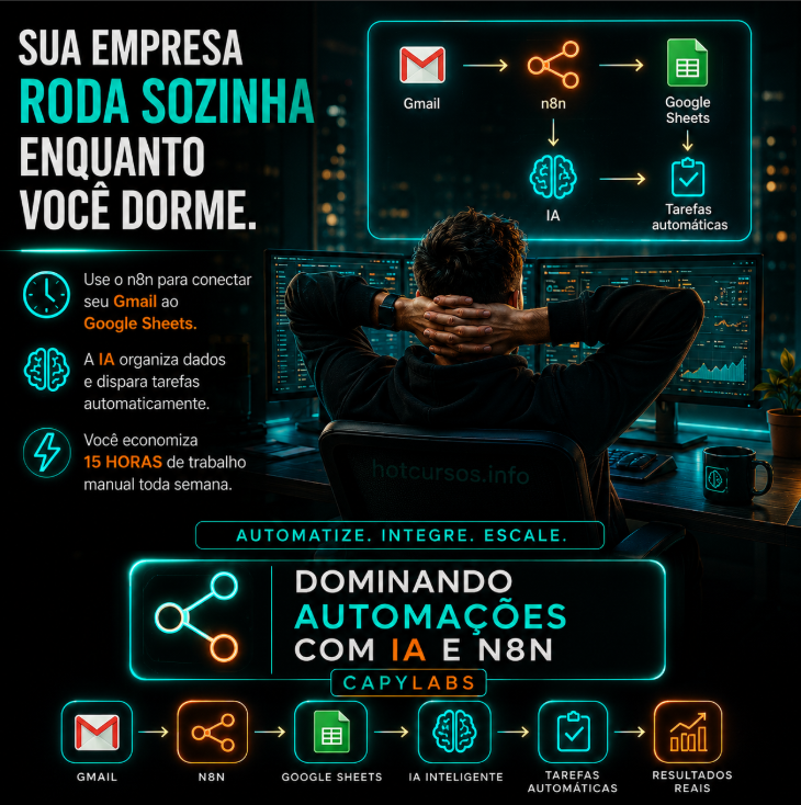 Dominando Automacoes com IA e N8N – (CapyLabs)