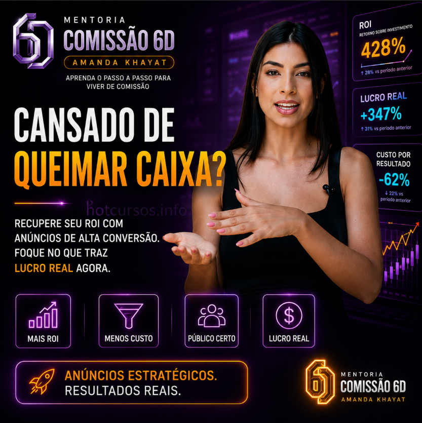Mentoria Comissão 6D – Amanda Khayat